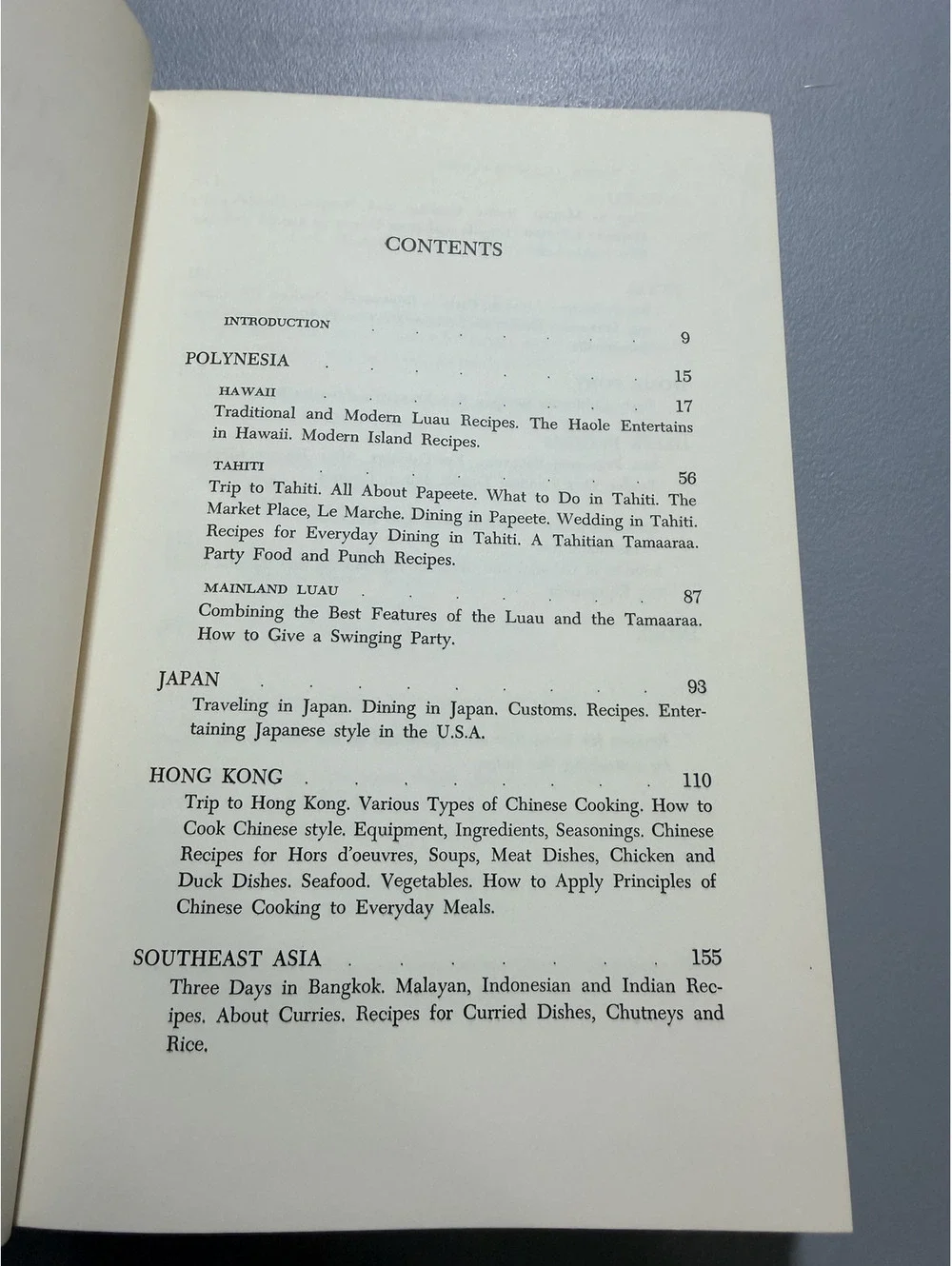 Trader Vic's Pacific Island Cookbook Victor Bergeron Tiki Recipes 1968 HC Book
